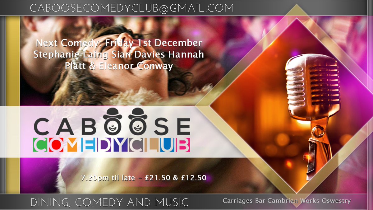 CabooseComedy's tweet photo. another blinder at @CabooseComedy Fri Dec 1 at @carriagesbar with #standup #tapas #vinyl tickets £21.50 &amp; £12.50 @RowanthornUK @carriagesbar https://t.co/pQX0mHMPil