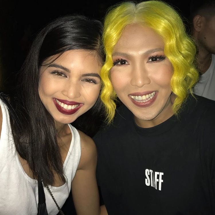 mainesadmirer's tweet photo. Nakaka goodvibes sila tingnan diba? @mainedcm @vicegandako 
#MisssUniverse #Philippines ht muna tayo mga bes. https://t.co/RJT82DmEfj