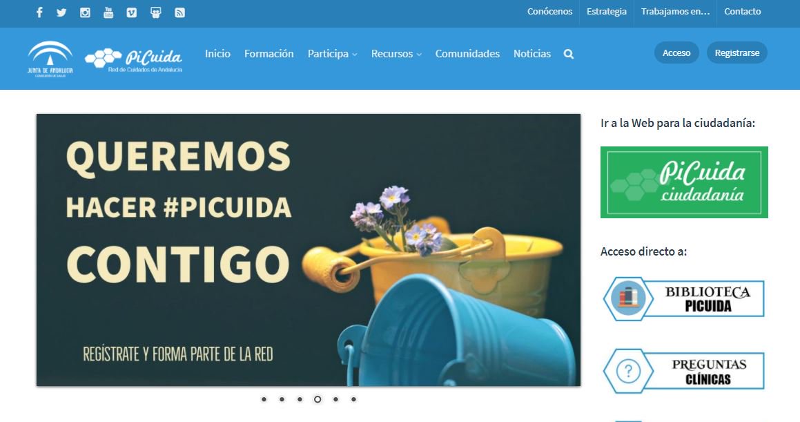saludand's tweet photo. 🖥️ @PiCuida, web del plan de cuidados de #Andalucía, recibe casi un millón y medio de visitas en sus dos primeros años https://t.co/81CHrIifFj https://t.co/hzoRT4xH0k