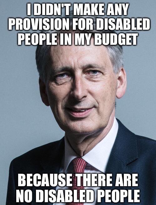 Rachael_Swindon's tweet photo. You'll find @PhilipHammondUK didn't make any provision for Tories with morals. Because there are no Tories with morals. https://t.co/GIhT3c9NC9