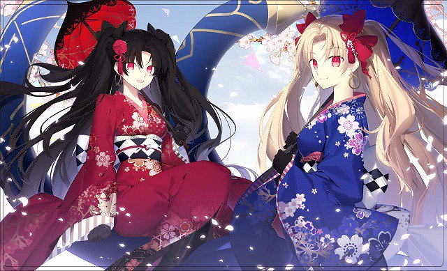 C93新作情報7
 「和装イシュタル&amp;和装エレシュキガル」のスリーブ&amp;プレイマットになります。
イラストは猫鍋蒼様(@nekonabe_ao)になります! 