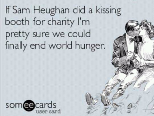 OanaIam's tweet photo. @SamHeughan are you up for saving the world? https://t.co/YYrTnEz8YM