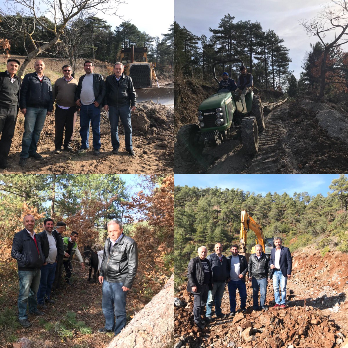 Osmangazi İlçesi Soğukpınar ve Çaybaşı mahalle muhtarlarıyla birlikte Bursa Orman İşletme Müdürlüğümüze yaptırılan yeni orman yollarını yerinde inceledik. @CihatYikici