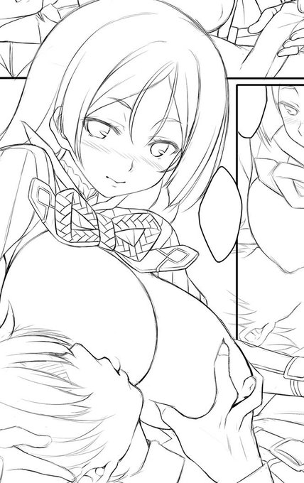 頼光ママが授乳手コキとかしてくれる漫画描いてます 