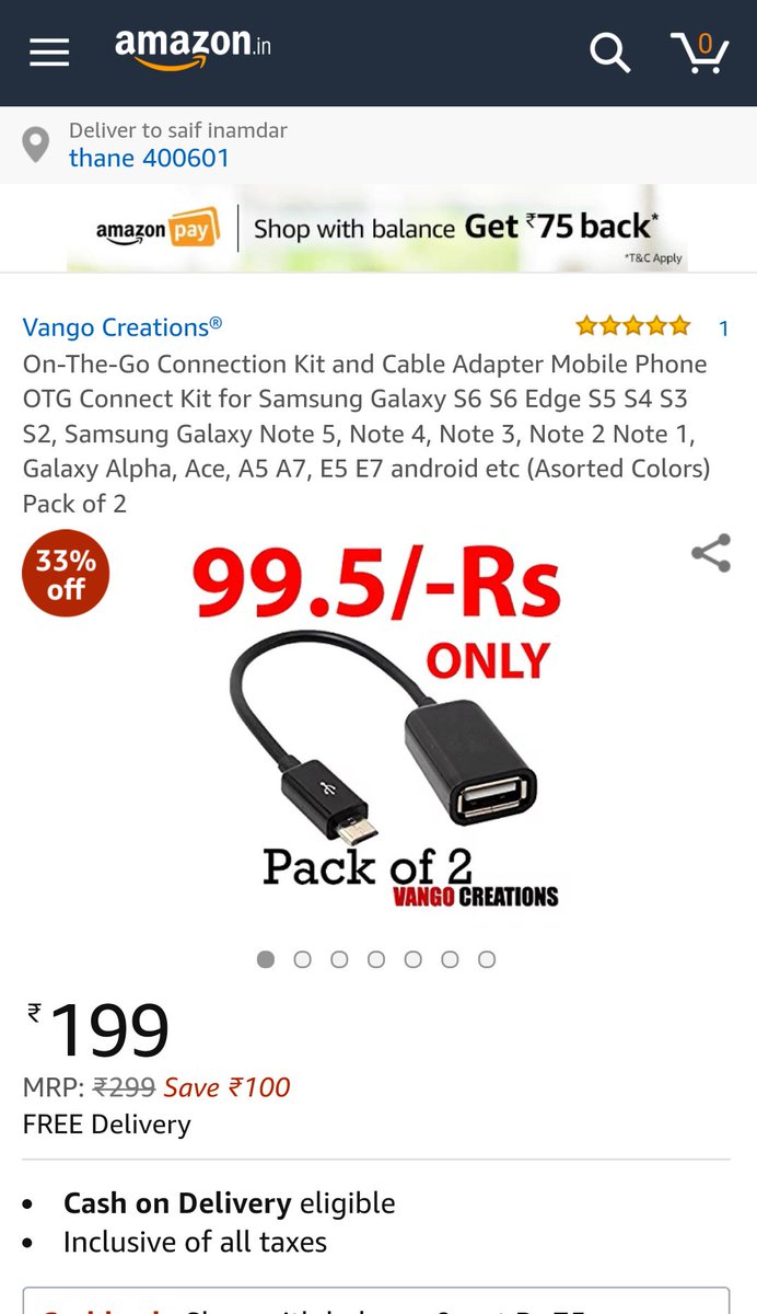 SaifInamdar96's tweet photo. Good Going Amazon...!!👍👏👏
#AmazonIndia #Amazon #FraudAmazon #AmazonCheat #OnlineFraud #OnlineFakePrices #OnlineShopping https://t.co/3lVmLMYgtK