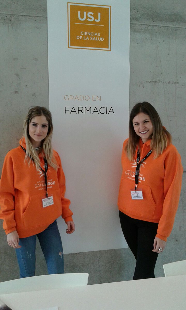 Inmejorable representación para <a href="/FarmaciaUSJ/">Farmacia_USJ</a> en el #OpenDayUSJ de hoy