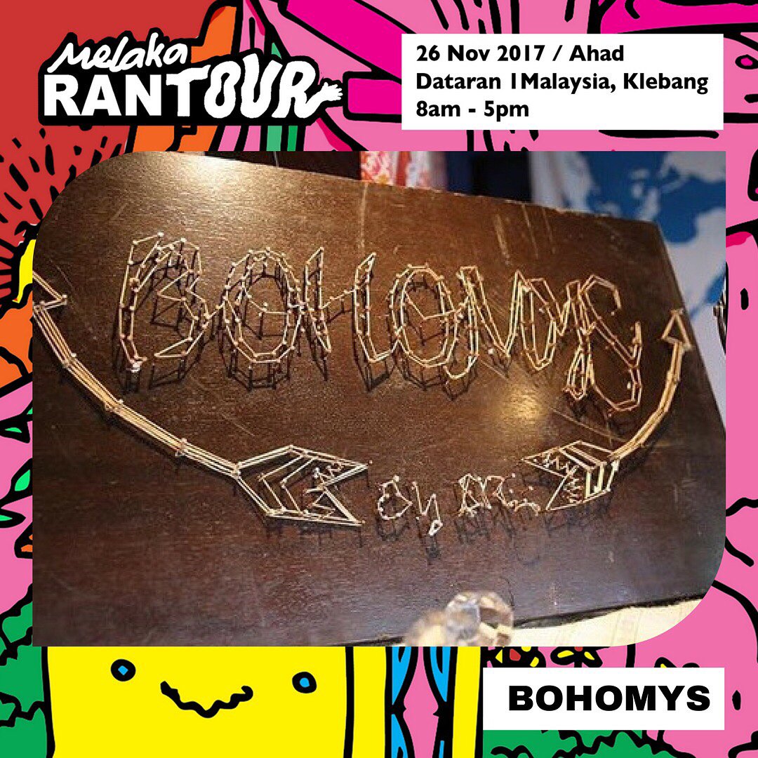 Rantaiart's tweet photo. @twt_seni Pada yang datang RANTOUR esok di Pantai Klebang, korang boleh bawa baju yang korang taknak pakai dah. Then swap dekat booth Bohomys. Depa nak bagi free gift. Pastikan baju still in good condition!
#RANTOUR17 https://t.co/zqCRYvMrZ4