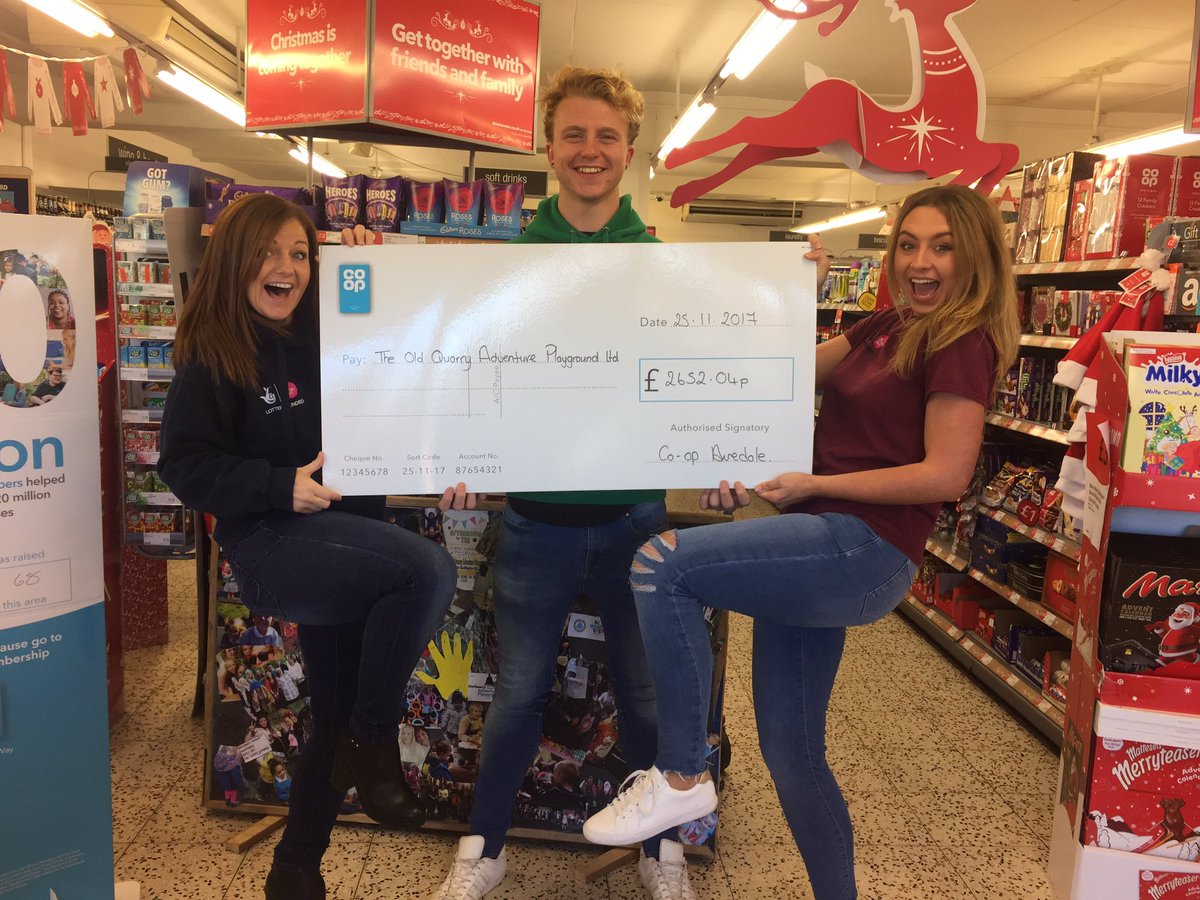Massive thanks to Coop for raising £2652.04 #ThecoopWay <a href="/OQAPtheaddy/">The Addy</a> <a href="/coopuk/">Co-op</a>