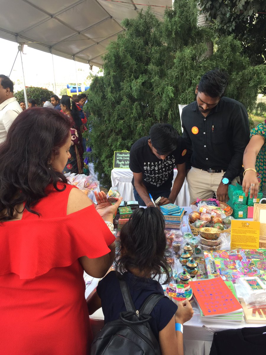 IntuitIN's tweet photo. Intuit India family supporting people with disabilities. A stall of beautiful goodies handmade by people with intellectual disabilities and autism. #IntuitlifeLIVE #intuilife #inclusion https://t.co/NpcxN2fnp4