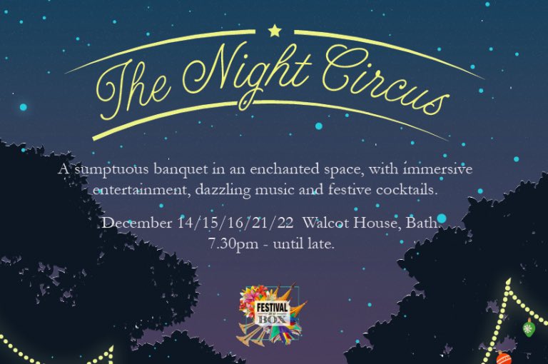 BathHolidayCo's tweet photo. ✨The Night Circus is Coming!✨ Read our latest blog https://t.co/AtlnteDoyj &amp; special offer 🎟+🛏 @Fiabpresents @InBath  @JamiesFarm @BathEchoWO https://t.co/U5qOpBZMs6