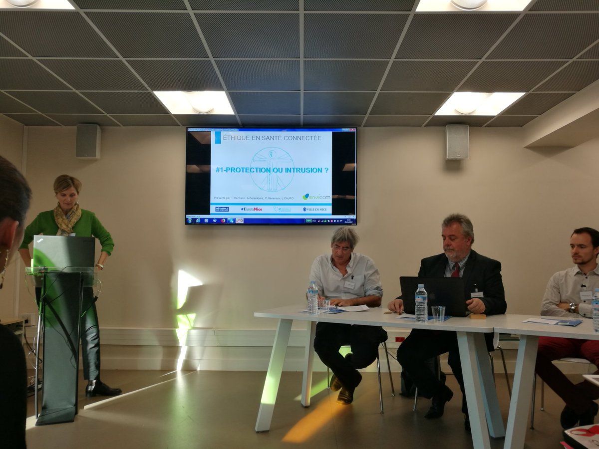 JuniorI2SA's tweet photo. Début de la conférence «Éthique en Santé Connectée» au #27Delvalle de @VilledeNice ! #Envicom https://t.co/sZdNF3t8sP