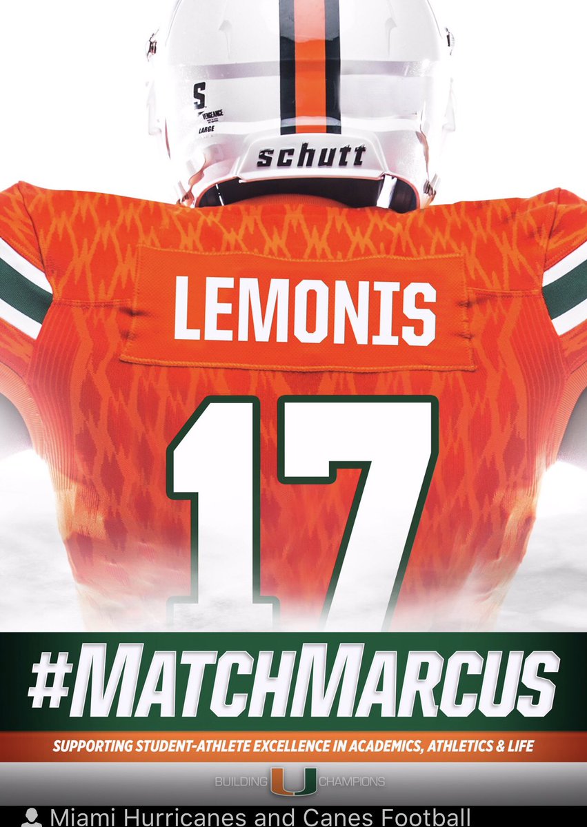 marcuslemonis's tweet photo. Iβm inviting two @MiamiHurricanes @CanesFootball fans to join me in my suite for next weeks @ACCFootball #champ RT then reply to this message by posting a quick video on why I should choose you. Use #gamewithMarcus https://t.co/IsqWXBvOVR
