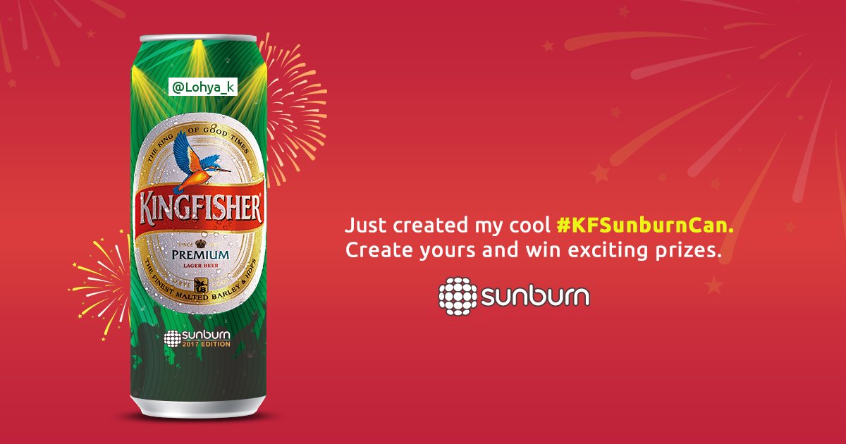 Lohya_k's tweet photo. Just created my cool #KFSunburnCan. Create yours and win exciting prizes! https://t.co/zdujLRzJuN https://t.co/Gx9IjU6RPA