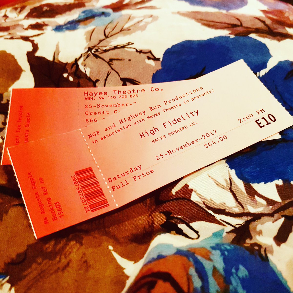AugustaSupple's tweet photo. Saturday Matinee #lapshot at High Fidelity at Hayes Theatre Company in Darlinghurst.
#musicals #theatresydney https://t.co/oorGDIawmR