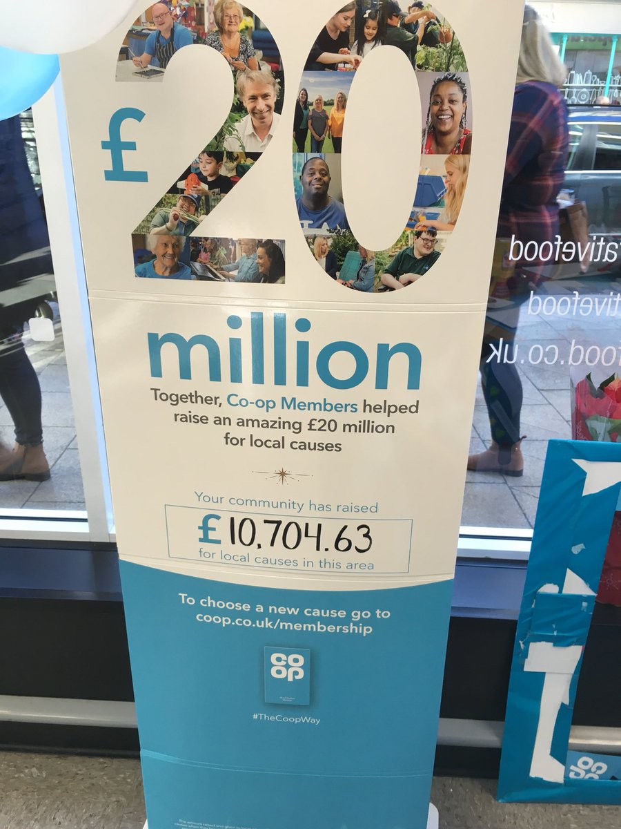 HamiltonLodge's tweet photo. Come and see us at Coop on St James Street in Kemptown - their local stores have raised over £10,000 for us, @stjohns_sussex and @RMHCUK - there will be cake soon to celebrate! #TheCoopWay https://t.co/x7XNEoIjXy