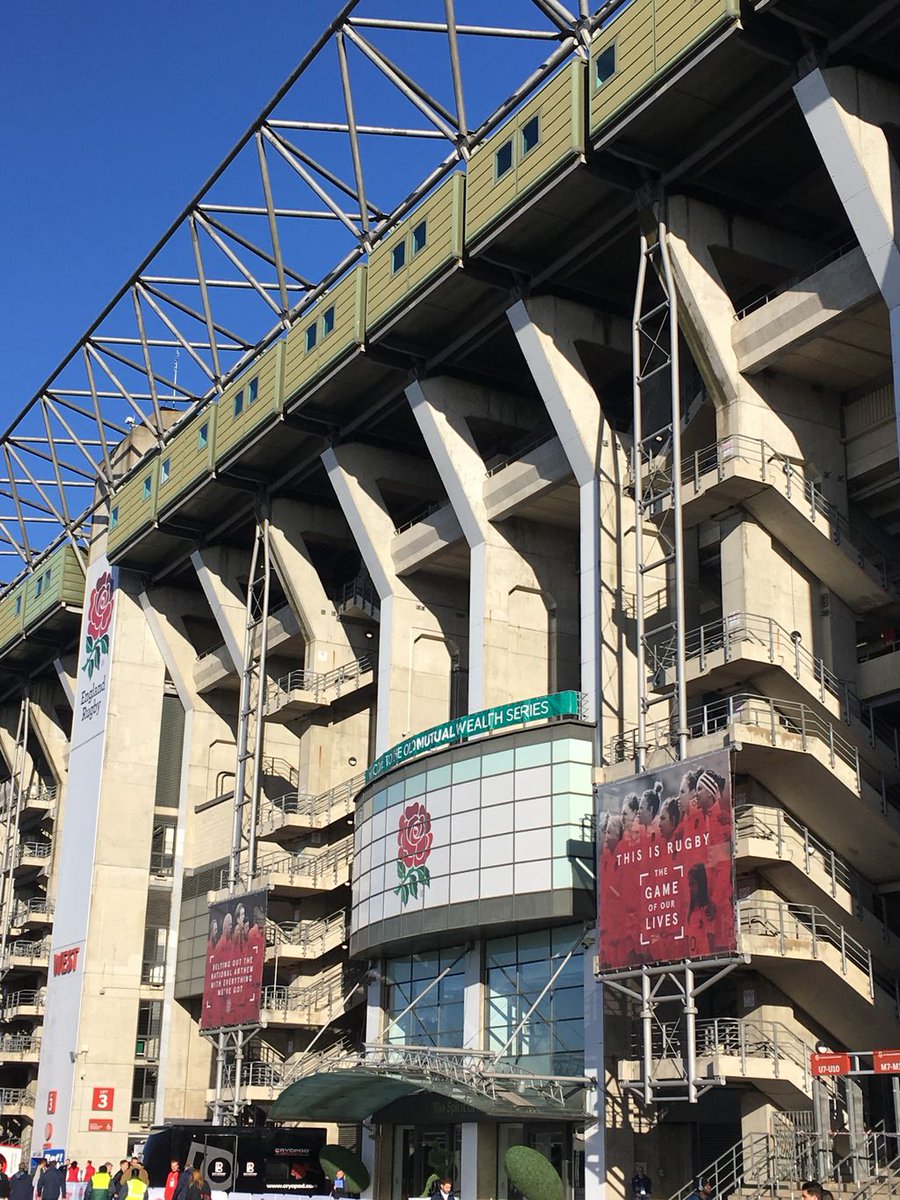 Freemans_EP's tweet photo. Excited to be at the Autumn Internationals at Twickenham, great atmosphere! #teamconcessions https://t.co/X2SjispuS4