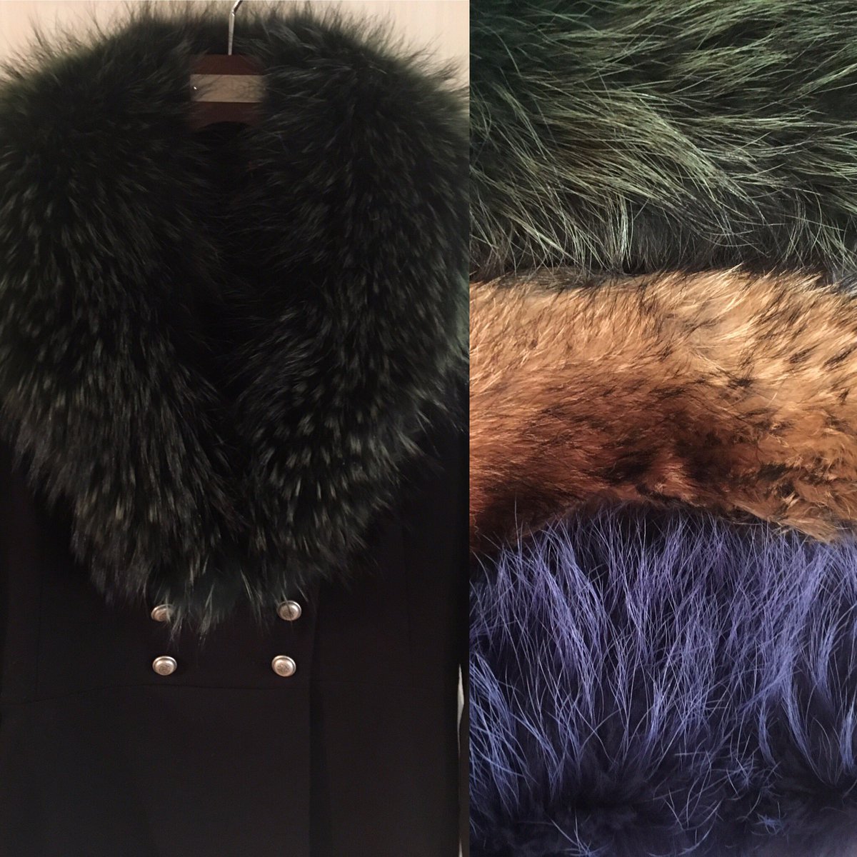 moloh_england's tweet photo. Our new arrival has join our fur collar collection. The forest green fur collar is now in stock and ready to keep you all warm...which colour will you choose? #moloh #militaryfashion #furcollar #military #fashion https://t.co/BwuCriWnlT