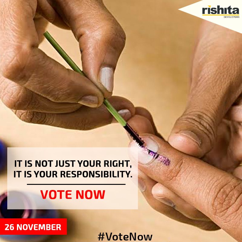 rishitadpl's tweet photo. It is not just your right, it is your responsibility.
#VoteMatters #LetsMakeTheDifference #RishitaDevelopers #Lucknow #26November
 #Rishita #LuxuryFlats #2BHKFlatsInLucknow #3BHKFlats
For more details visit our website: https://t.co/HcWJuYXbme , Call : +91-8081333444 https://t.co/kSe1OuM6GW