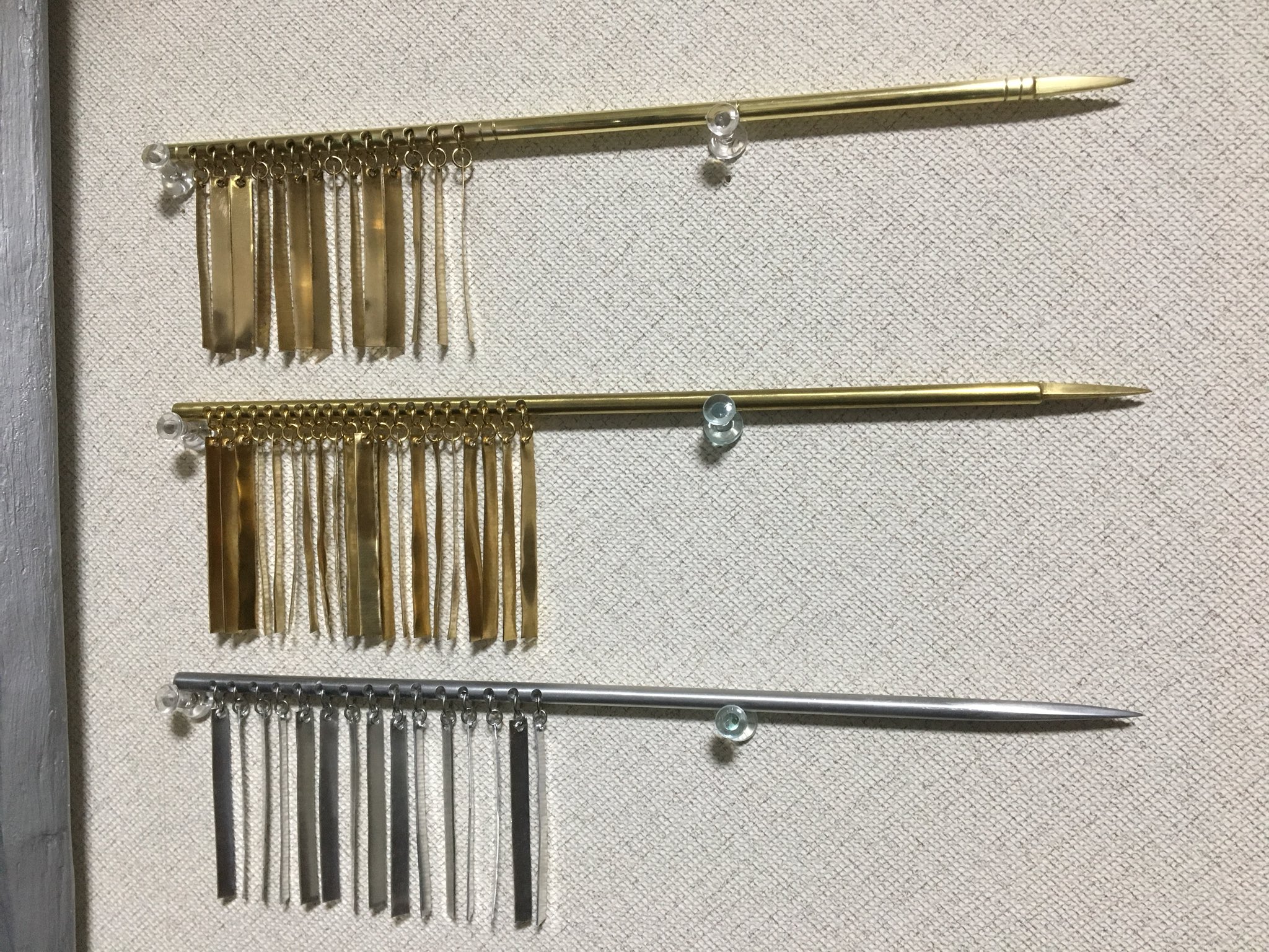 必殺仕事人 錺職の秀 金の簪（かんざし）ファンメイド品