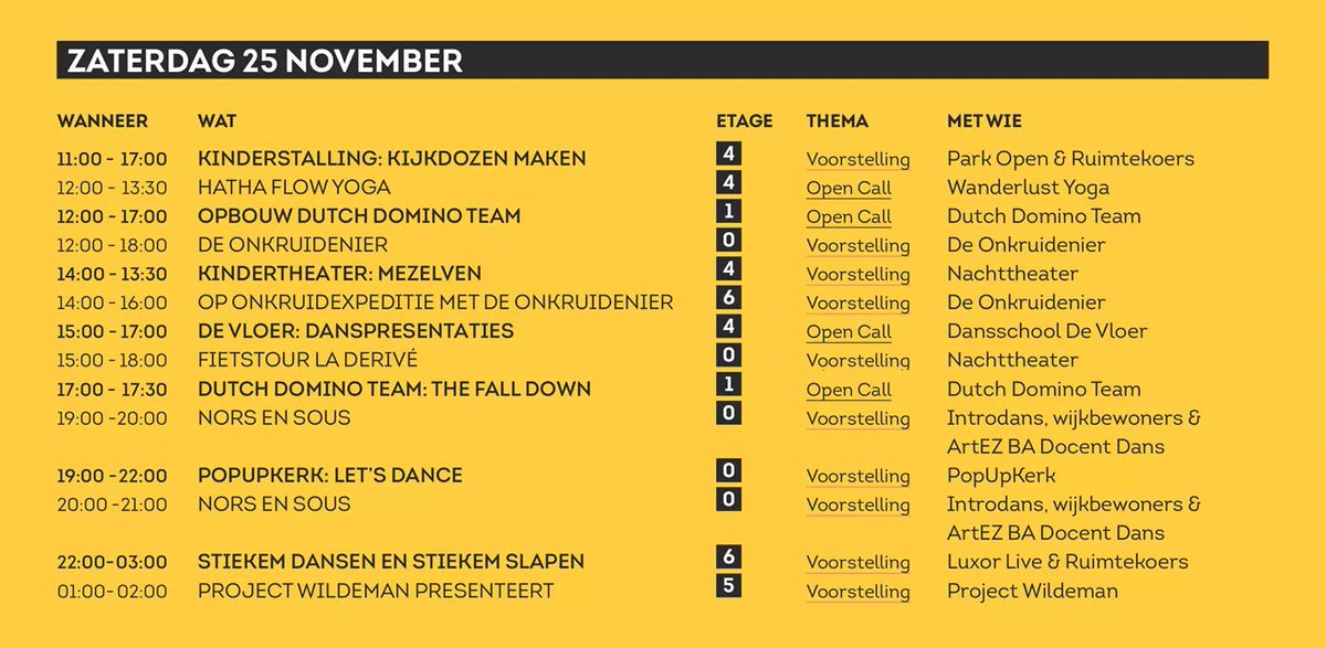 _Halfvol's tweet photo. LAATSTE DAG 😯 @Ruimtekoers  en daarom maken we er een extra lange dag van voor alle culturele avonturiers! 👨‍🚀👨‍🎨👩‍🎤💃 https://t.co/6H1lI4FCK5