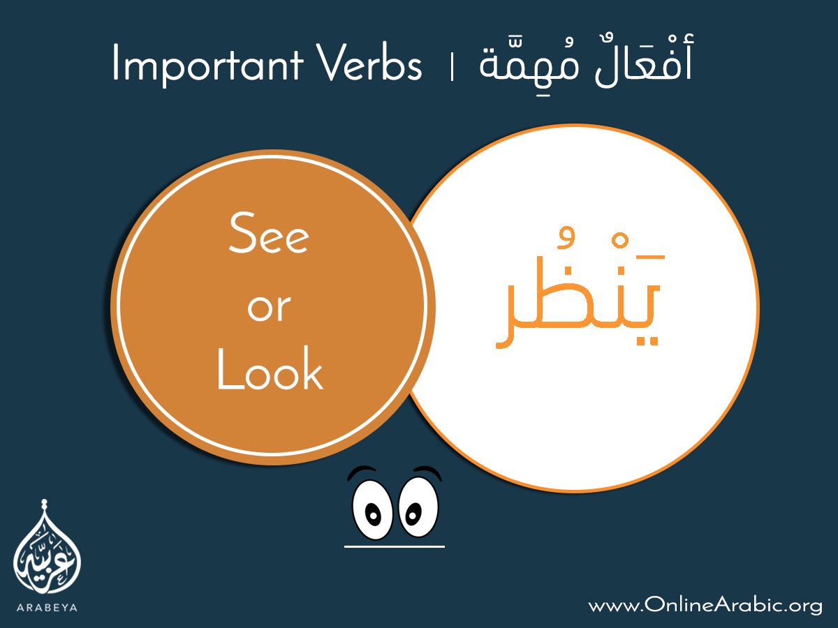 arabeya_online's tweet photo. 🔊 yanẓur 👀👀
Put the verb يَنْظُر in a sentence! 💪💪
#Arabic #Arabic_Language #MSA #Learn_Arabic #Arabic_Learning #اللغة_العربية #العربية_بين_يديك https://t.co/WxYFbVuS37