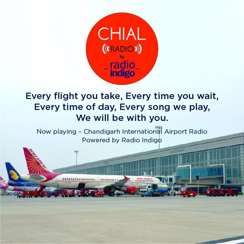 It is certainly music to the ears !!
International music now at Chandigarh Airport, powered by @Indigo919_fm