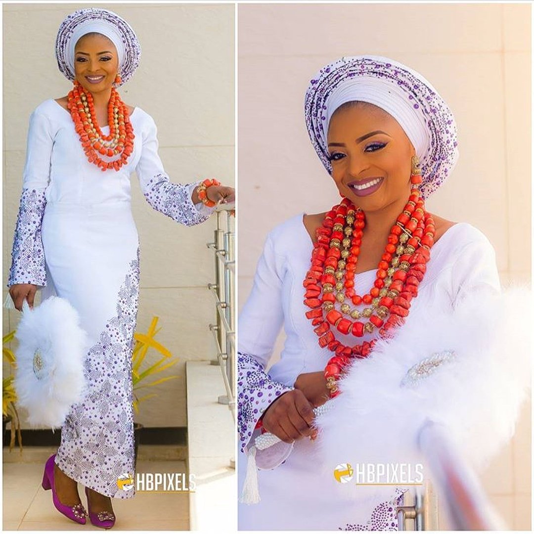 Oritsefemi and Nabila Fash's traditional wedding photos