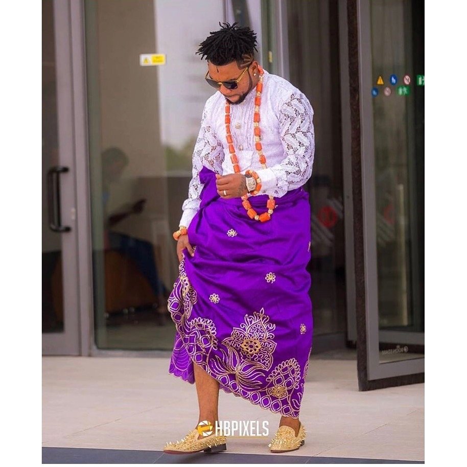 Oritsefemi and Nabila Fash's traditional wedding photos