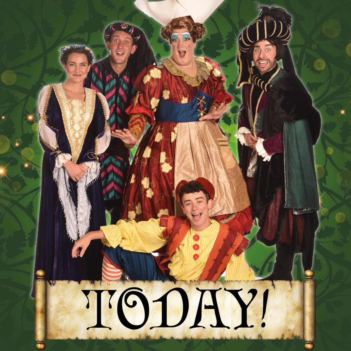 LboroTownHall's tweet photo. And it's here! Our exciting opening day for this years Robin Hood! From everyone at LTH, we wish the cast and crew a fabulous pantomime season here in #Loughborugh! #LTHpanto @littlewolfltd https://t.co/EoXzwvLzSg
