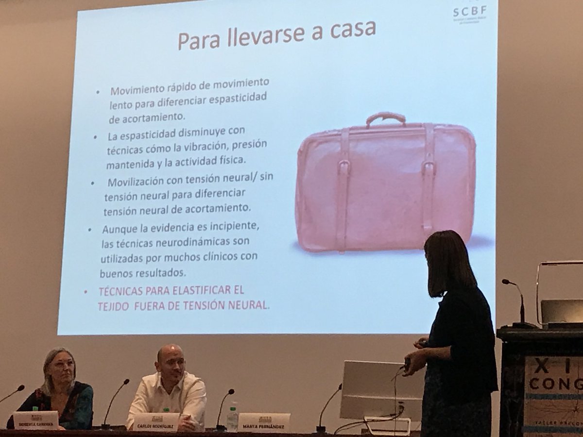 “Si queremos avanzar tenemos que saber de qué estamos hablando.” “Nos empezamos en clasificar cuando no hay problema en tener las dos cosas.” <a href="/SCBF_SCientific/">SCBF S.Científica</a> <a href="/Martafelo37/">Marta Fernàndez-Lobera</a> #SCBFisio17 #fisioterapia #seguimos