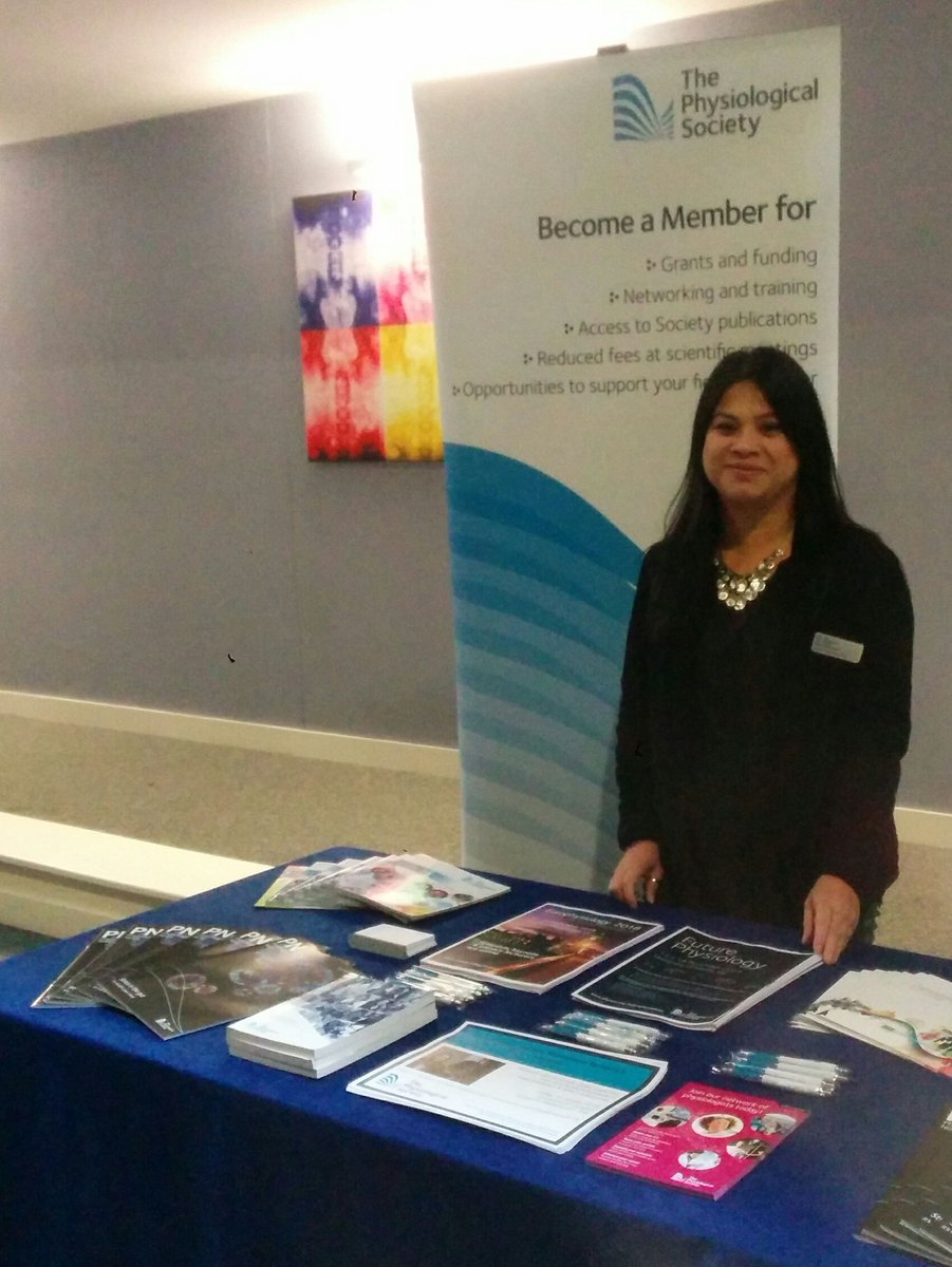 PhySoc's tweet photo. Come and visit our stand during the break! @yls2017 #yls2017 #physiology #muscle #ageing https://t.co/rXnnUb3GeC