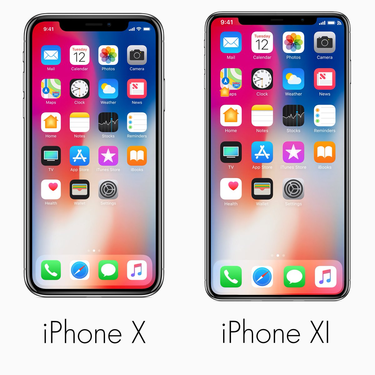 AntonGaia's tweet photo. Realistic expectations for iPhone 11? Don't think they will be able to completely get rid of the notch anytime soon #designtweak #productdesign #design #Apple https://t.co/HEKP59FMeR