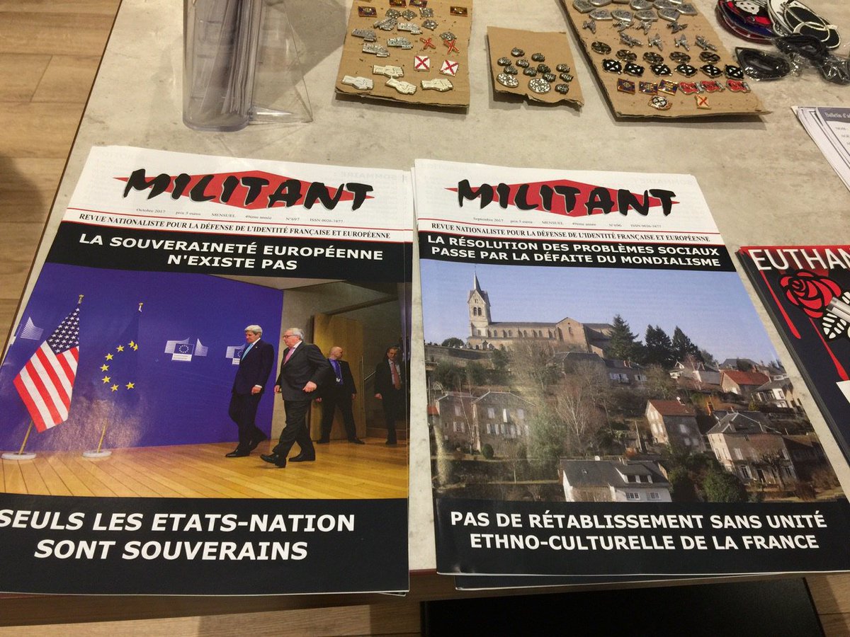 nationalistesfr's tweet photo. Conférence à la fois érudite et accessible d'André #Gandillon, SG du #PNF et rédacteur en chef de #Militant, hier soir à #Dijon, devant une trentaine de personnes, suivie d'un repas convivial ! #Bourgogne #CôtedOr #Nationalisme #RevNat https://t.co/QpRL2QWFU5