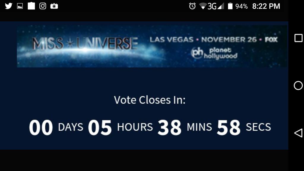 andyvidal7's tweet photo. #MissUniverse #Philippines
Please hurry up for voting for Rachel Peters because we are running out time. Let's support her on Tweeter! So what are you waiting for... retweet now!!!!!!! https://t.co/lAZNLIVCMg