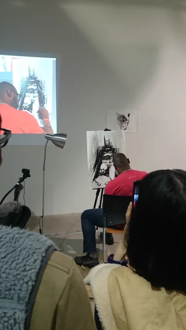 ブレイブ&amp;ボールド。すごい人達が描いているところが見れて楽しい。そしてひとやんさんの峰田もきた! 