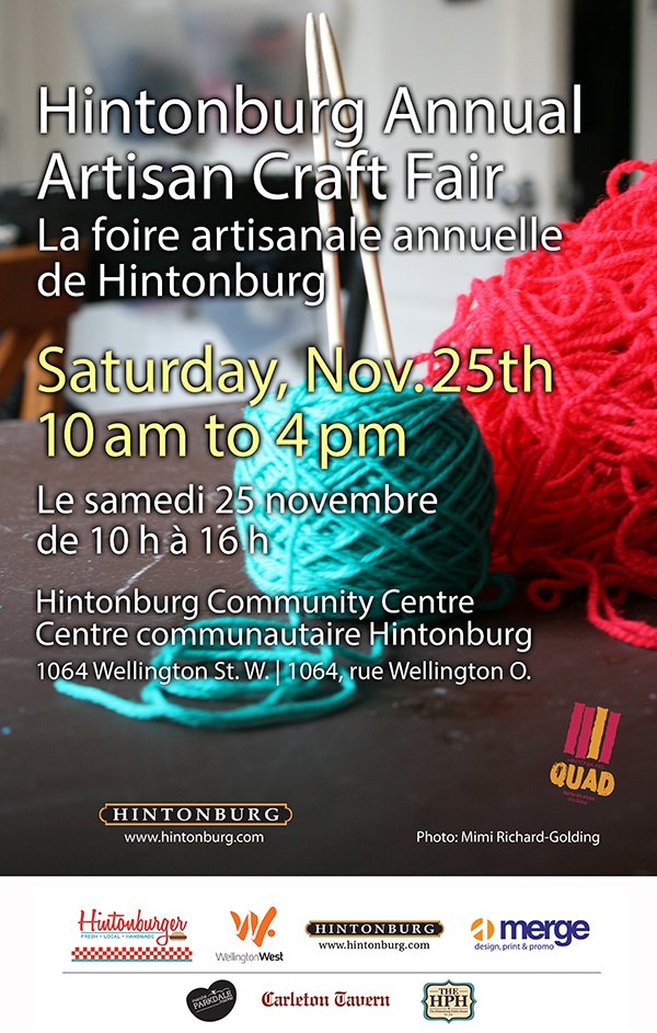 pineapplegarage's tweet photo. See you in #hintonburg for today's Artisan Craft Fair! #ottawacrafts #ChristmasMarket https://t.co/DnZDLCxm9j