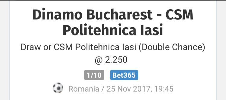 exPickeando_web's tweet photo. LA GRAN FINAL 🏆
#torneopickeando

SEGUNDO DUELO❗
AL MEJOR DE 3❗

1️⃣ @vukici69
🆚
1️⃣1️⃣ @CoypuBet 

#Liga1 🇷🇴
⚽ Dinamo Bucarest - Politehnica Iasi
➡️ X2 @2,25

#FibaQualifers
🏀 Rumanía - Países bajos
➡️ Países bajos -3.5 @1,96 https://t.co/VrwCoT8IkG
