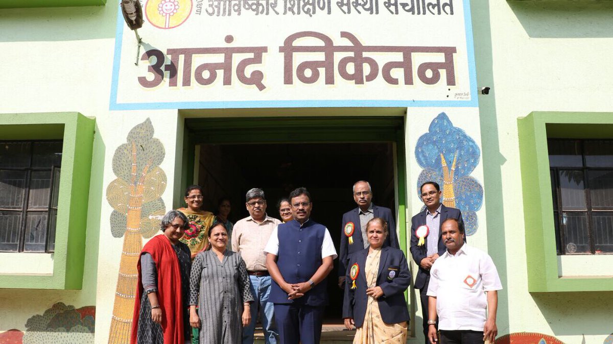 TawdeVinod's tweet photo. Delighted to interact with the teachers and staff of Nashik’s Anand Niketan School and learn about their progressive education program and teaching aids that has proved beneficial for the students in grasping the key concepts in various academic subjects. https://t.co/Vir2iKDJSW