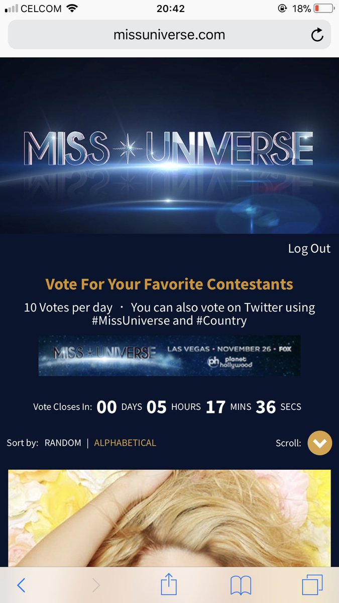 MikeMicheal1990's tweet photo. Vote vote guys #MissUniverse #Malaysia https://t.co/ss78sCy1NQ