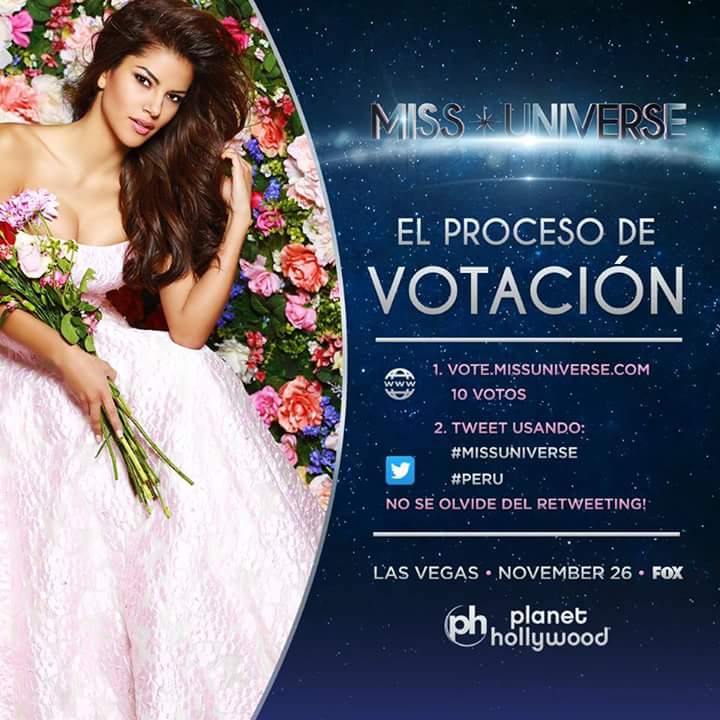 NadineRJF's tweet photo. @jazminpinedo @PrisHoward ya se encuentra compitiendo por la corona y necsita todo nuestro apoyo usando los hashtags: #MissUniverse #Peru o RT para el pase directo a la final. VAMOS PERÚ! SOMOS UNO! No nos quedemos. @jazminpinedo @FCOJazPinedo agradecemos tu apoyo y la de todos tus chinilovers https://t.co/miHpOEfFXA