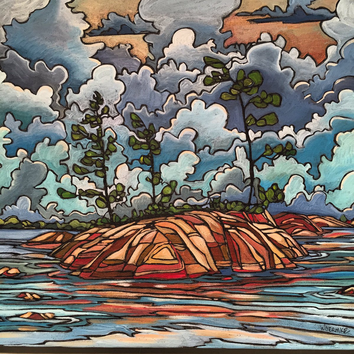 laurawoermke's tweet photo. Lake Vernon. #canadian #landscape #art #painting https://t.co/stbX0HZ8un