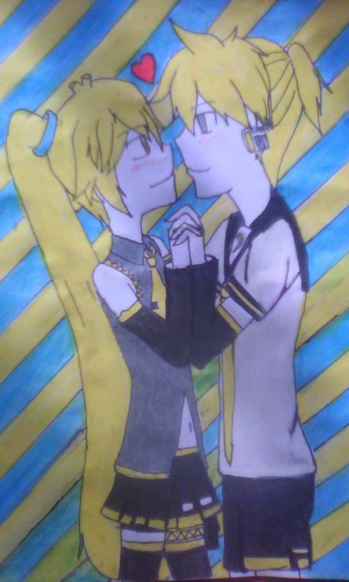 Miyuki2998's tweet photo. #myart #LenxNeru https://t.co/YXhj8yo3cH