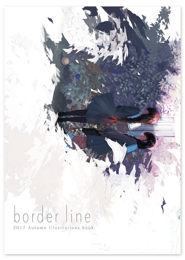 「【通販お知らせ】
COMITIA122で頒布した新刊「border line」の」|SRMのイラスト