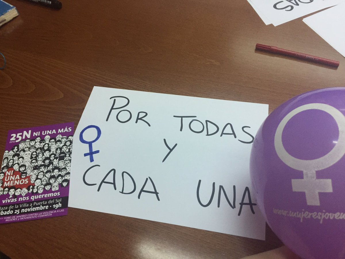 MujoMadrid's tweet photo. Seguimos con la campaña de @MujeresJovenesF #25 #PorTodasYCadaUna https://t.co/WxuB74wJ0F