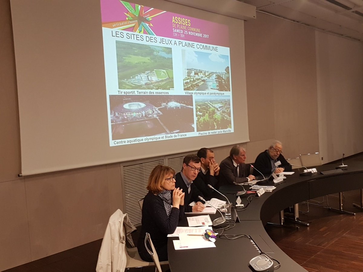 PlaineCommune's tweet photo. #Assises2017 : Il faut que les JO de #Paris2024 permettent d'améliorer le cadre de vie des habitants du territoire https://t.co/OKCO1EcVFo