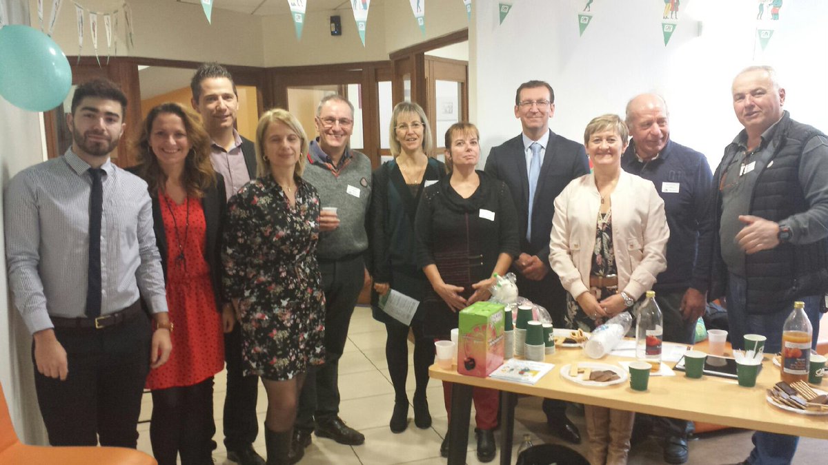 1 ère semaine du sociétariat : Élus et Collaborateurs de la Côte St Andre ont « osé faire découvrir le Mutualisme aux prospects et clients » #mutualiste@ca_centrest
