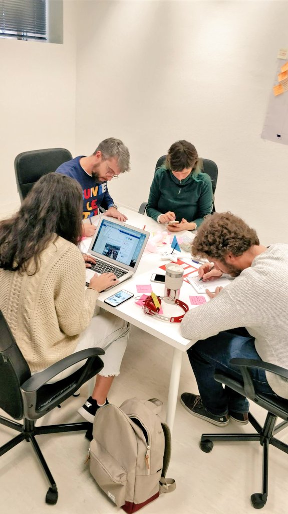TheHeroCamp's tweet photo. En pleno sprint de experimentacion: backlog de experimentos, priorización, planteamiento de hipótesis, categoría de experimento, MVP, KPI de éxito, decisión de equipo. ¡Casi nada! https://t.co/ejnXyhJ7AG