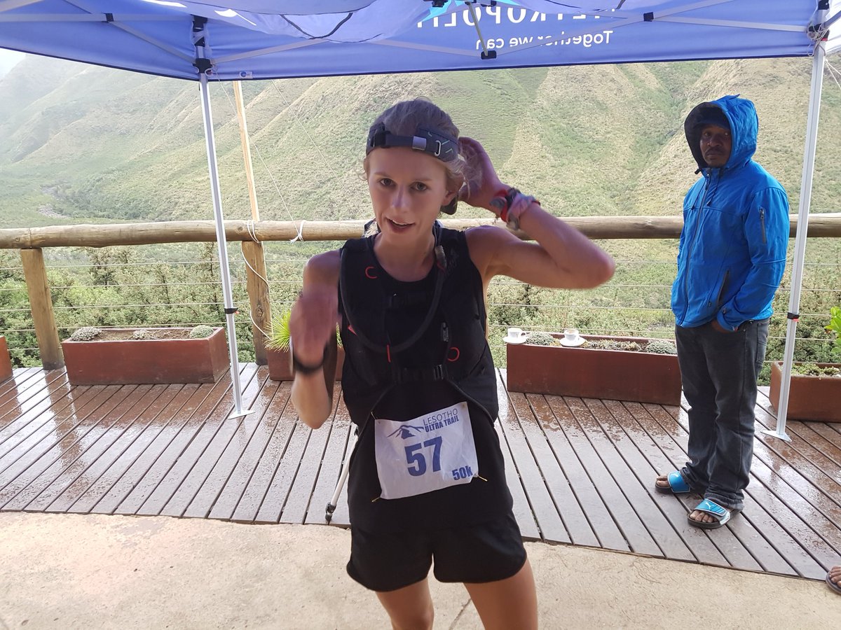 Huge congrats to #LesothoUltra ladies winner <a href="/nicolette7g/">Nicolette Griffioen</a> (6:35:01), breaking the women's CR by 42 secs!