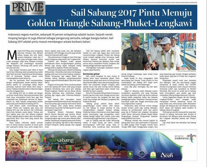 aceh_disbudpar's tweet photo. @JustForNet @kkpgoid @indtravel @liputan6dotcom @donkardono @andreOPA @fceallachain @Ratrichibi @PerekonomianRI @atemalem @kemaritiman @humasaceh @humasbna @humasjateng @humasjabar @GenpiSumbar @infoseni_ @GenPINTB @GenPI_NTT @GenPIJateng @GenPIMaluku Sail Sabang 2017 Pintu Menuju Golden Triangle Sabang - Phuket - Langkawi. #sailsabang2017 #wonderfulindonesia #thelightofaceh https://t.co/k5Yv3KoQA8
