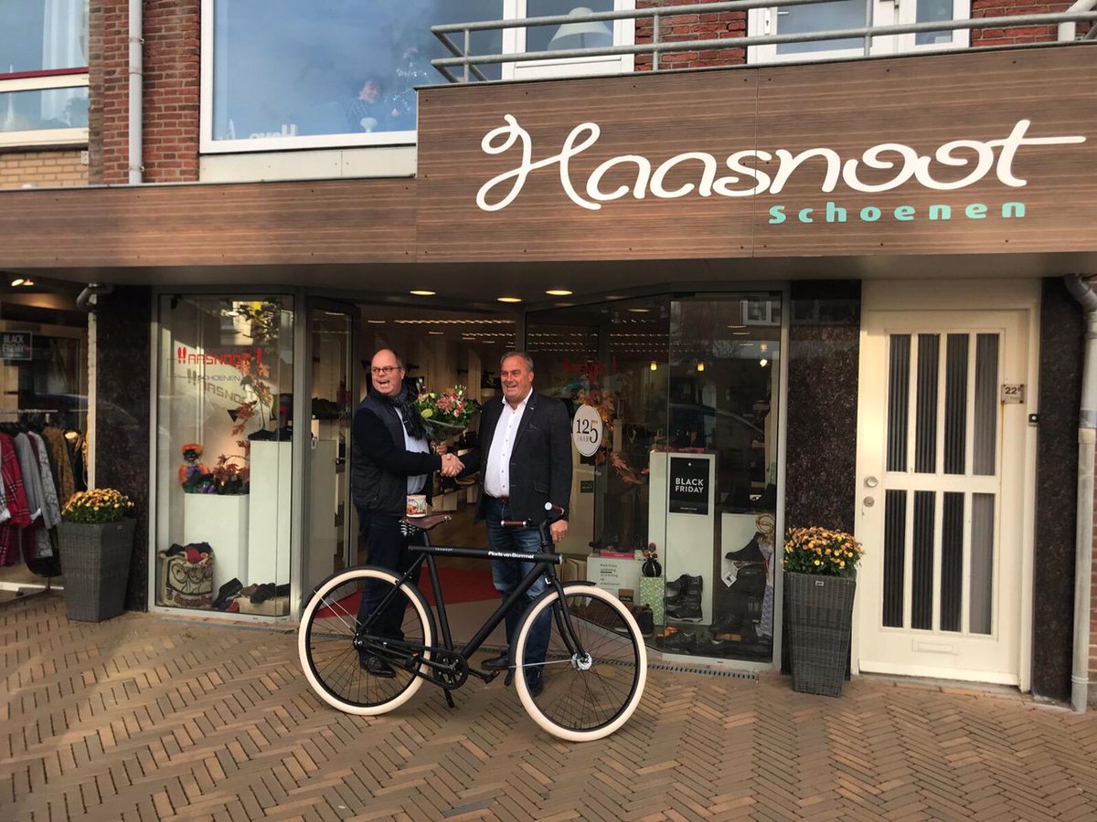 De winnaar van de Floris van bommel Fiets is Arie Willem van der Plas